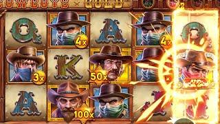  Big Win Playing Cowboys Gold  A Slot By Pragmatic Play.