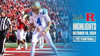 UCLA at Rutgers | Highlights | Big Ten Football | 10/19/2024