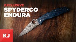 Spyderco Endura with FRN Handles (Steel Blue) | KnifeJoy Exclusive