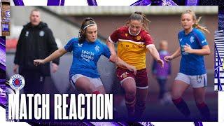 REACTION | Megan Bell | Rangers Women 2-0 Motherwell