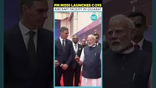 PM Modi & President Sanchez Inaugurate TATA Aircraft Complex In Gujarat's Vadodara