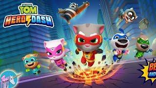 Talking Tom Hero Dash gameplay