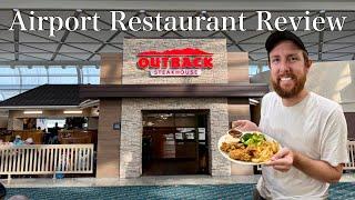 Orlando Airport Restaurant Review | GREAT Experience at Outback Steakhouse