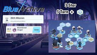 Blue Archive Global - Story Stage Hard 26-3 (3 Star & 5 Turn Clear) + Pyro Box