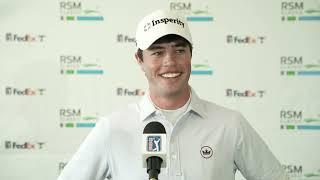 Cole Hammer Friday Flash Interview 2022 The RSM Classic · Round 2