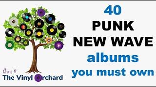 40 PUNK & NEW WAVE albums you must own #vinylcollection #vinylcommunity #punk