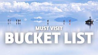 The ULTIMATE TRAVEL Bucket List | 25 Must-See Destinations