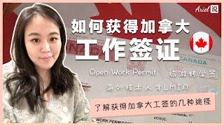 如何获得加拿大工作签证Work Permit | 看了这集视频你就知道了 | 带你详细了解获得加拿大工作签证的几种途径