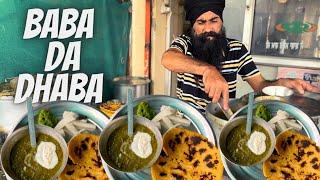 ₹ 90 Me SARSON ka SAAG, MAKKI ki ROTI PURA SAAL | UNLIMITED LASSI | BABA DA DHABA KHANNA