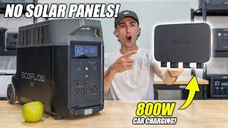 800W with NO Solar Panels!? This Changes EVERYTHING! - EcoFlow Alternator Charger