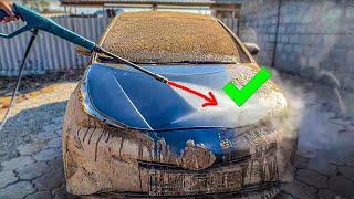 Washed the dirtiest car in the world | Car washing Toyota Prius, Kamaz