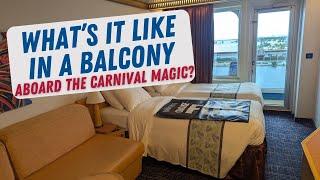 Carnival Magic Balcony Cabin Tour (Category 8D)