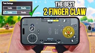 2 Finger Best Claw Settings & Sensitivity | BGMI & PUBG MOBILE + Code And Tutorial 