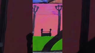 beautiful painting like share subscribe comment learn with Aditi #music
