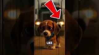 This Beagle Puppy Has 3 Seconds Before the Truck Hits… 