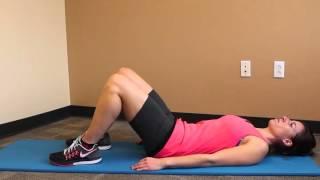 OrthoIndy Exercises | Supine Posterior Pelvic Tilt