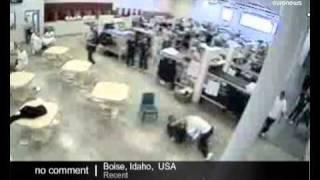 Idaho prison fight on camera