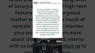 2025 Audi A5 Interior | Audi North Miami