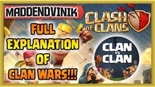 Clash of Clans - FULL EXPLANATION OF CLAN WARS!