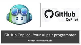 GitHub Copilot · Your AI pair programmer (demo)