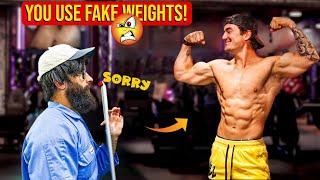 ANATOLY Proving bodybuilder wrong with 32KG mop For 30 minutes straight | Anatoly GYM PRANK #3