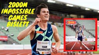 2000 Meter Impossible Games Bislett | Jakob Ingebrigtsen New Record!