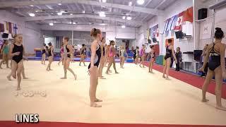 Gymnastics National Team Warm Up