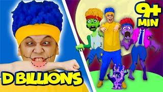 Baile del zombi con Cha-Cha, Chicky, Lya-Lya y Boom-Boom + Más D Billions Canciones Infantiles