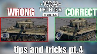 Top 5 Tips and Tricks that you should know in Warthunder Mobile! pt.4