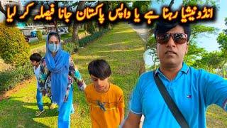 Return to Pakistan or Stay in Indonesia? The Final Decision Mintoo Family vlogs