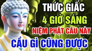 TỈNH GIẤC 4 GIỜ SÁNG, CỨ NIỆM PHẬT CÂU NÀY, CẦU GÌ CŨNG ĐƯỢC - LỜI PHẬT DẠY | DIỆU ÂM CHÁNH PHÁP