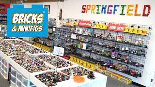 Inside the Bricks & Minifigs LEGO Store in Springfield, Missouri