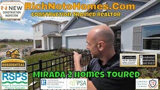 Mirada San Antonio FL,  DR Hortons Cali & Lantana Houses Model Tour | Resort Amenities | Realtor