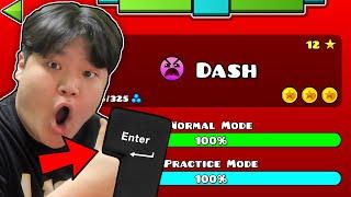 Geometry Dash 2.2 - "Dash" 100% (All Coins) with the BIG enter key