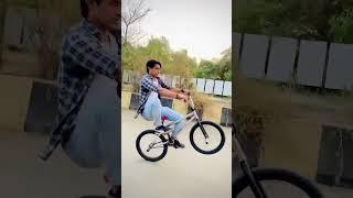 Practice Makes A Man PerfectAkram Bmx Rider #shorts new Cycle Stunt bmx india