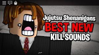 TOP 7 BEST CUSTOM KILL SOUNDS | ROBLOX Jujutsu Shenanigans Custom kill sound ids