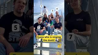 Who is singing the duett?  #guesswho #flashlight #quiz #choir #acapella #music #singing #wien