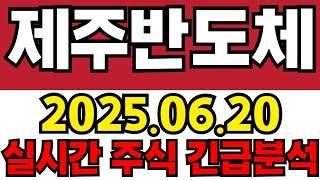 제주반도체 실시간 주식 긴급분석!!!