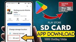 Play Store App SD Card DOWNLOAD | How To Install Apps Directly To SD Card Android From Play Store