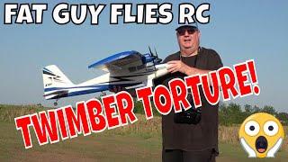 I TORTURED MY E-FLITE TWIN TIMBER! by Fat Guy Flies RC