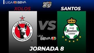 Resumen y Goles | Xolos vs Santos | Liga BBVA MX - Grita México A21 - Jornada 8