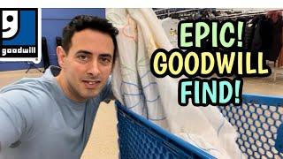 EPIC FIND! | Thrift with me GOODWILL | How to Source RESELL eBay | FULL TIME Profit