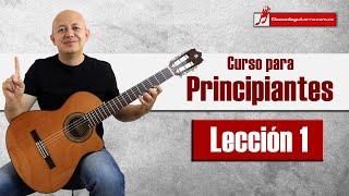 Curso de guitarra para principiantes lección 1, La guitarra, posición y ejercicios