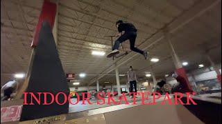 **HUGE BMX BACKFLIPS AT EDGE INDOOR SKATEPARK**Go-Pro POV's