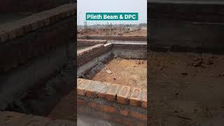 # Plinth Beam to DPC Brickwork # Water Curing # House Construction steps by ME @ Subscribe