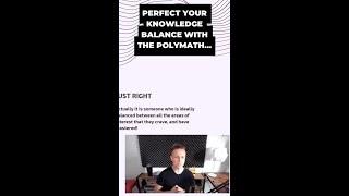 Balance your knowledge as a #polymath