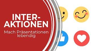 Interaktionen: So machst du deine Online-Präsentationen lebendig