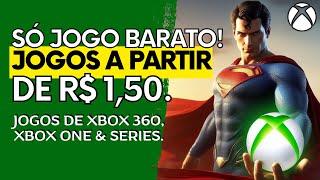 Só Jogo BARATO nas OFERTAS da BLACK FRIDAY do XBOX 360, XBOX ONE e SERIES de R$ 1,50 a R$ 49,80.