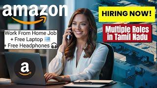 WORK FROM HOME with AMAZON Anyone Can Apply‍