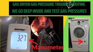 Gas Clothes Dryer Gas Pressure Troubleshooting